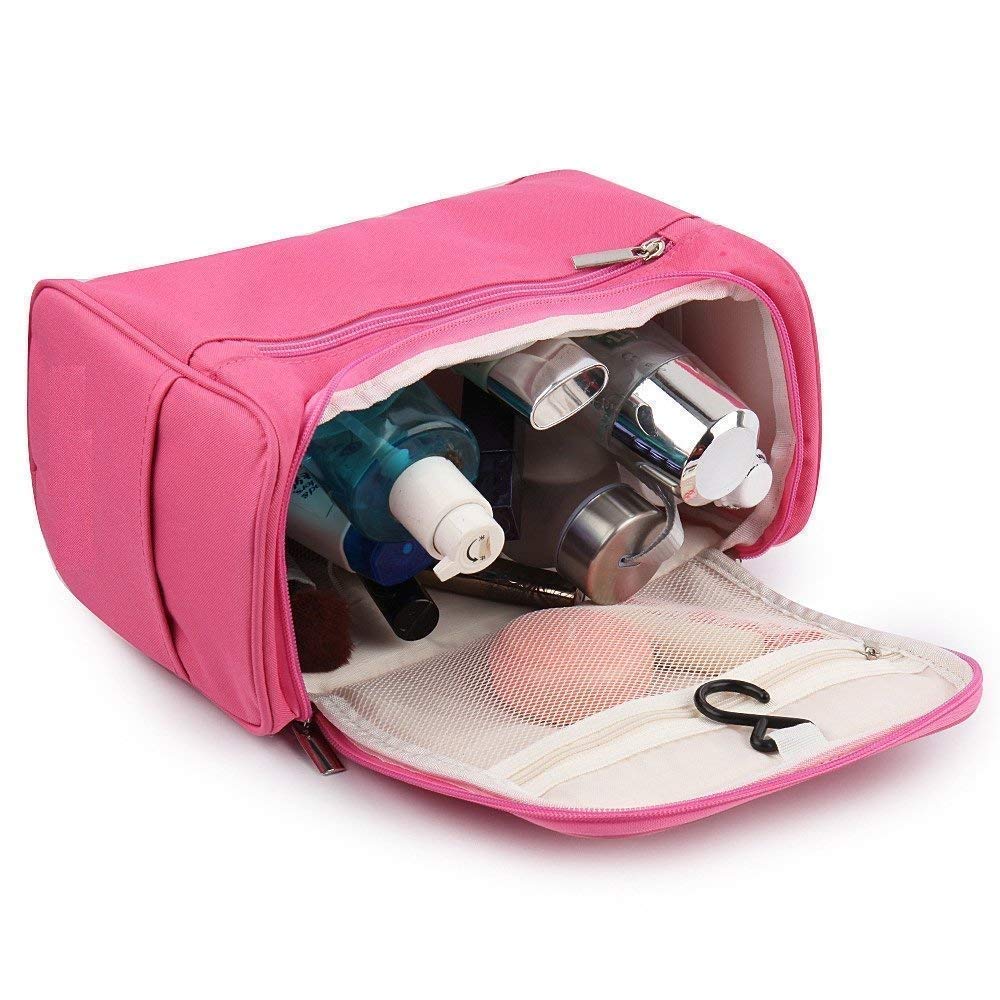 KUKLAR Toiletry Bag NAYLON Fabric(Pink)