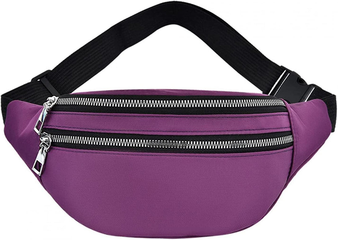 KUKLAR Waist Bag for Men and Women Travel Chest Bag for Men Travel Fanny Pack for Women Waist Bag for Women Side Bag for Men Travel Accessories, Mobile Bag, Money Bag (Purple)